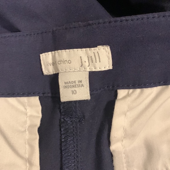 JJill navy live in chino’s size 10 - Picture 2 of 4